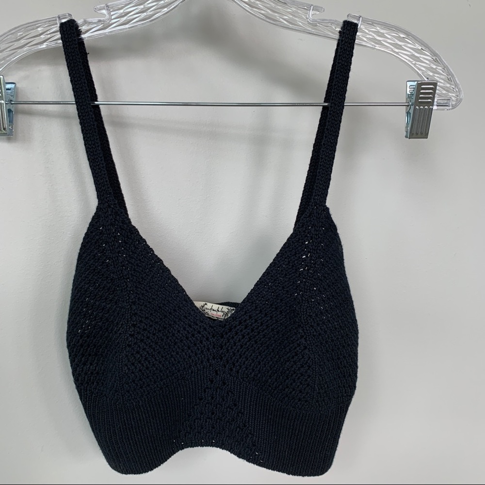 Intimately Free People Crochet Tank Bralette Size M